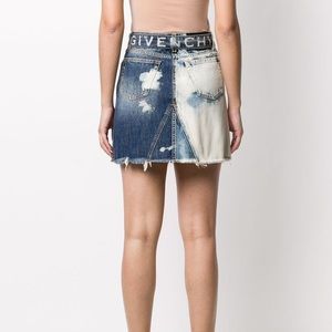 New Givenchy Denim Mini Skirt Size 34EU/2US